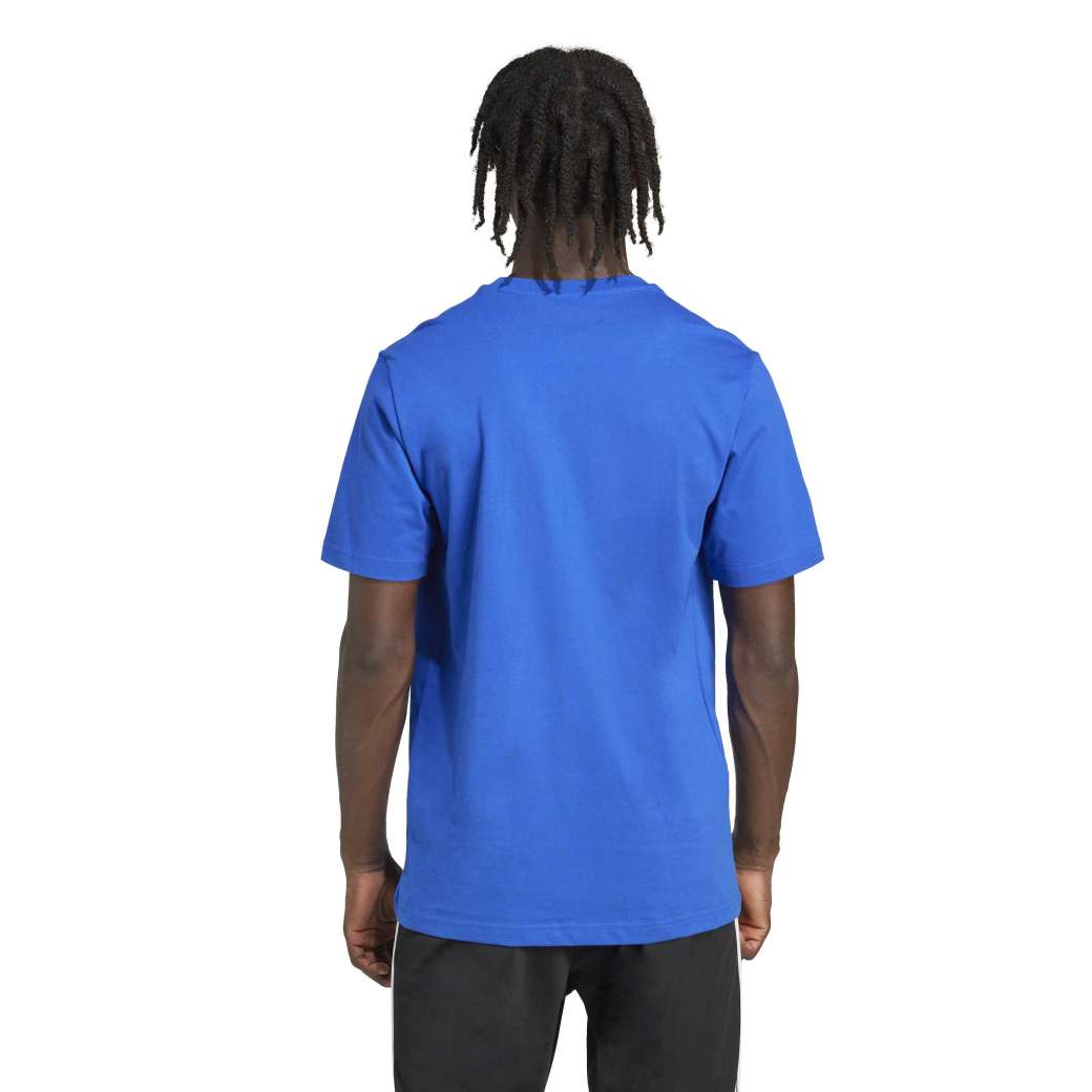 Camiseta Adidas Estampa de Flâmula Masculina Azul | Paquetá Esportes