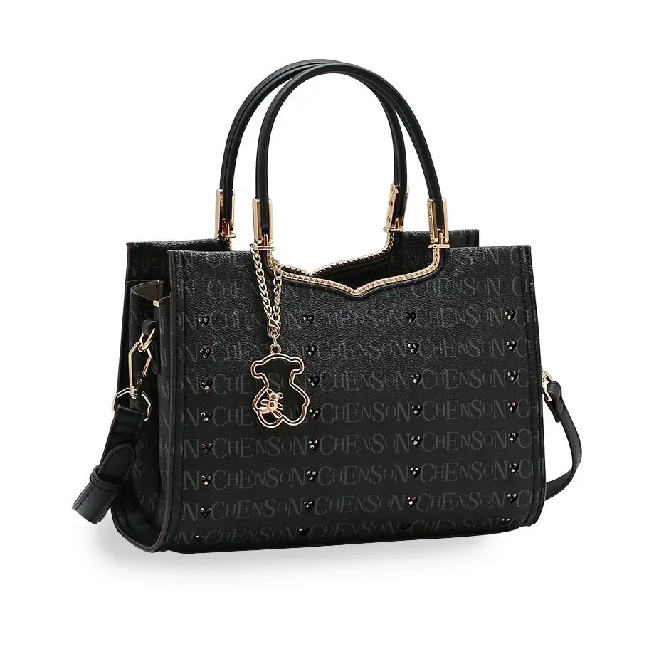 Bolsa Alça Dupla Chenson Feminina Preto | Paquetá