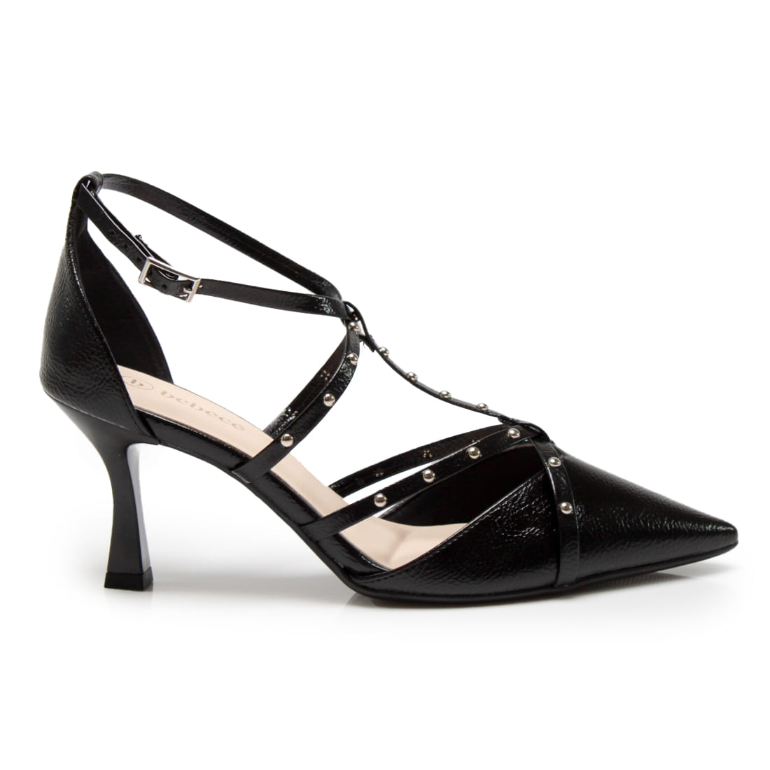 Sapato Scarpin Bebecê Verniz Feminino Preto