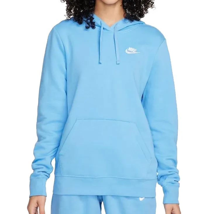 Moletom Nike Sportswear Club Fleece Feminino Azul | Oscar