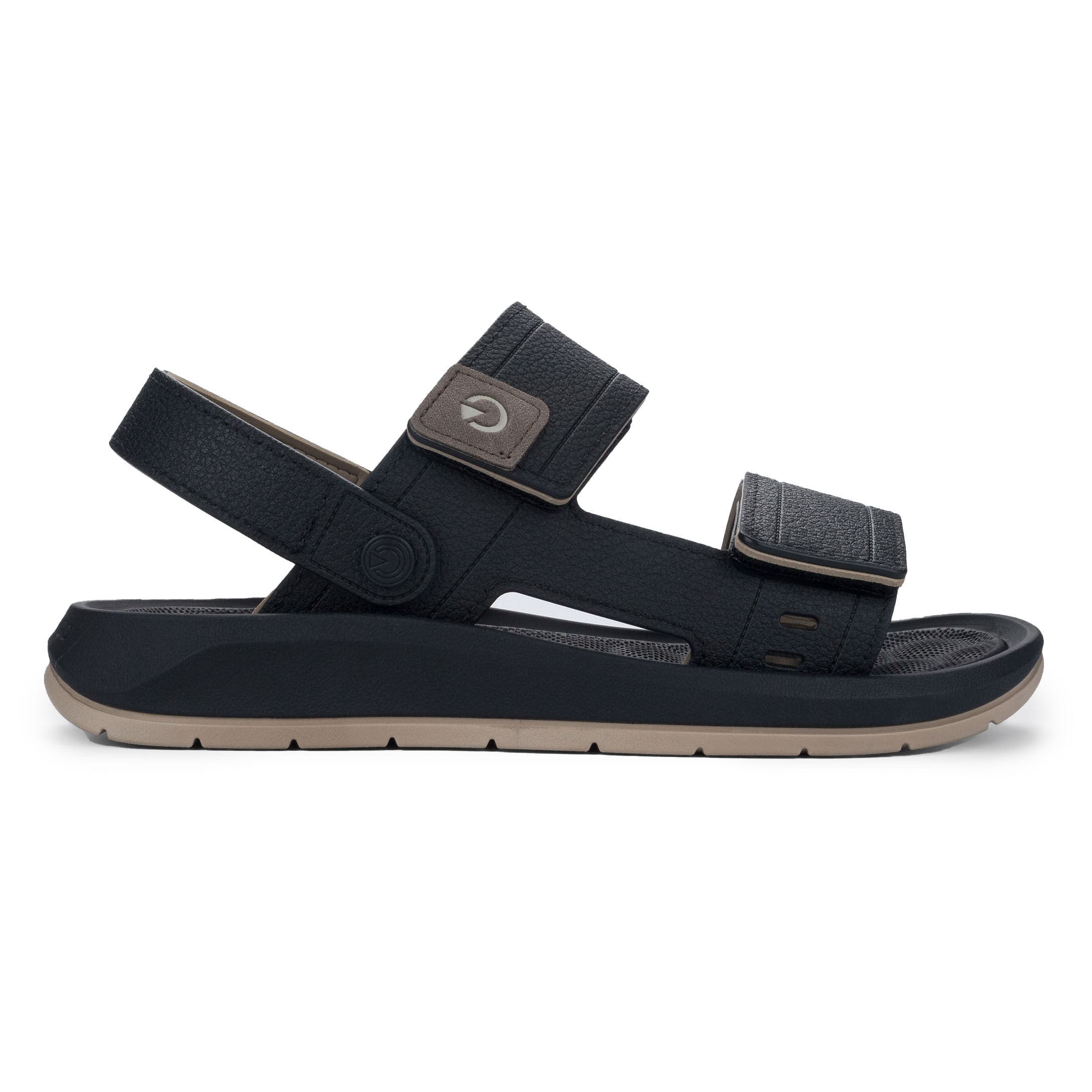Sandália Papete Cartago Santorini VIII Preta Masculina