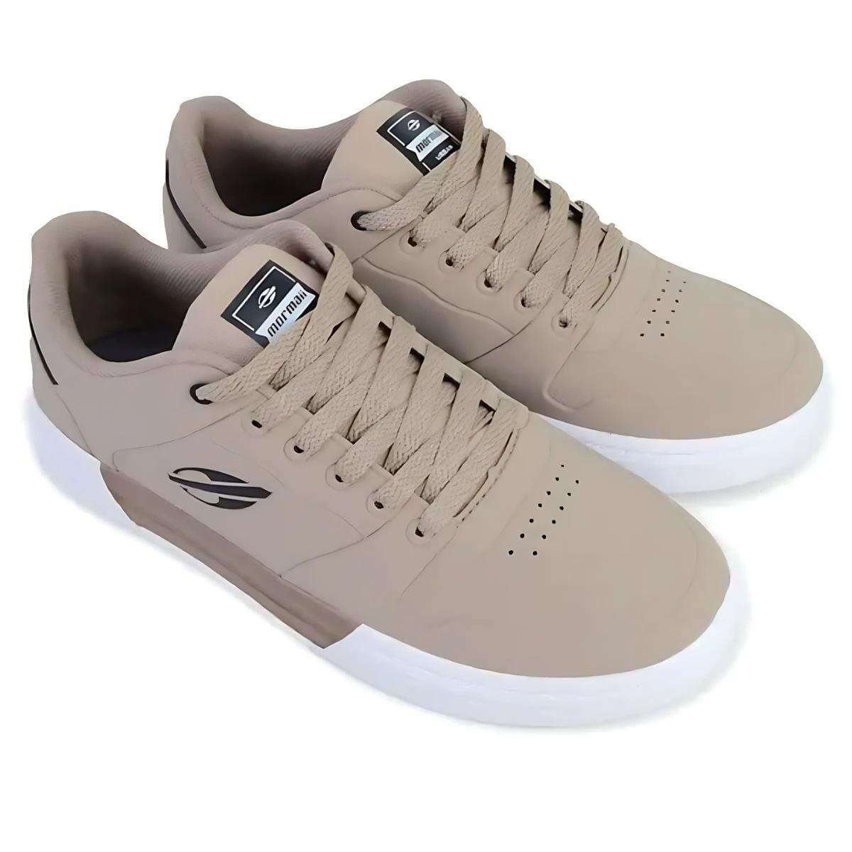 Tênis casual masculino Mormaii Urban Pulse 2 vista lateral mostrando detalhes do material e ventilação