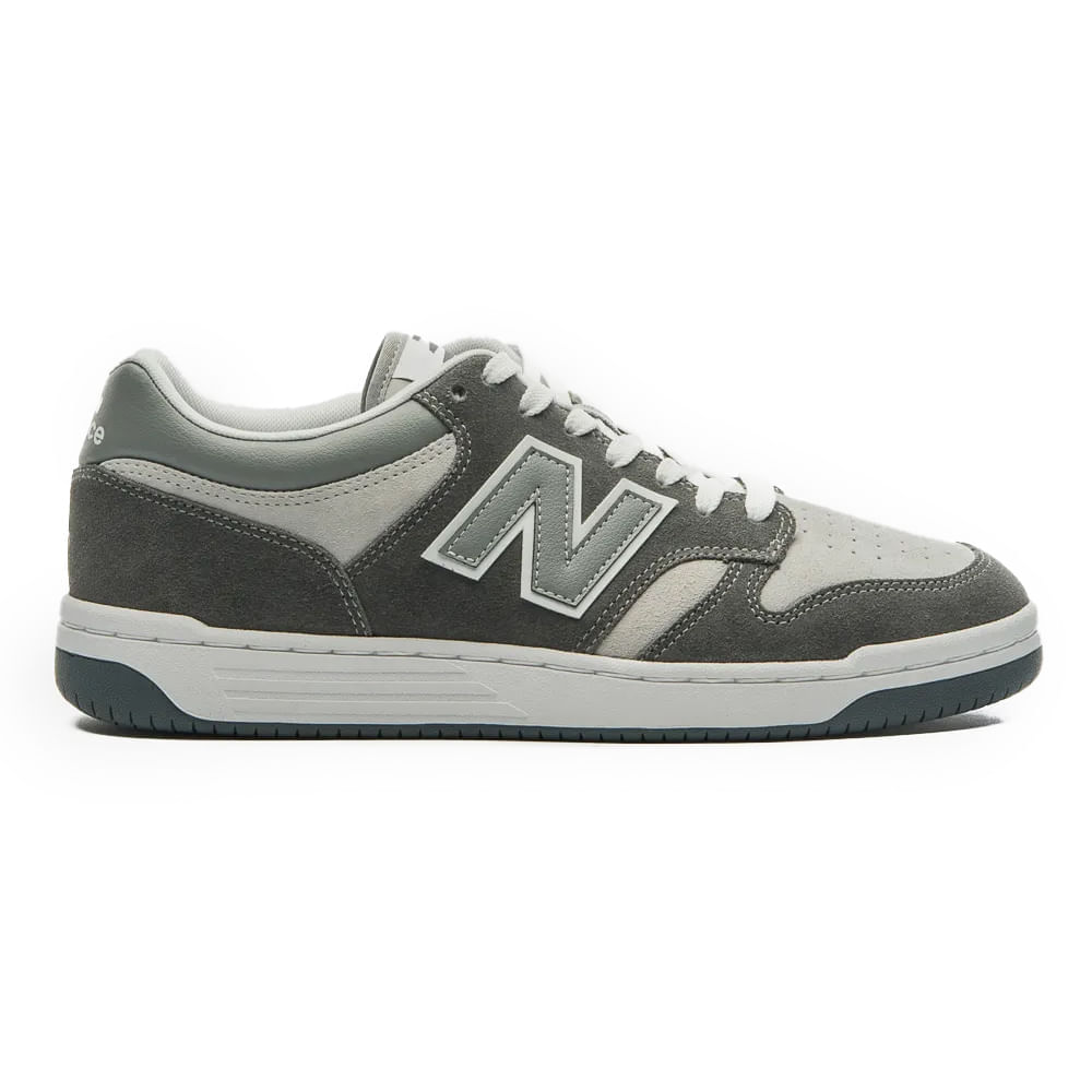 Tênis Casual New Balance 480 Masculino Cinza