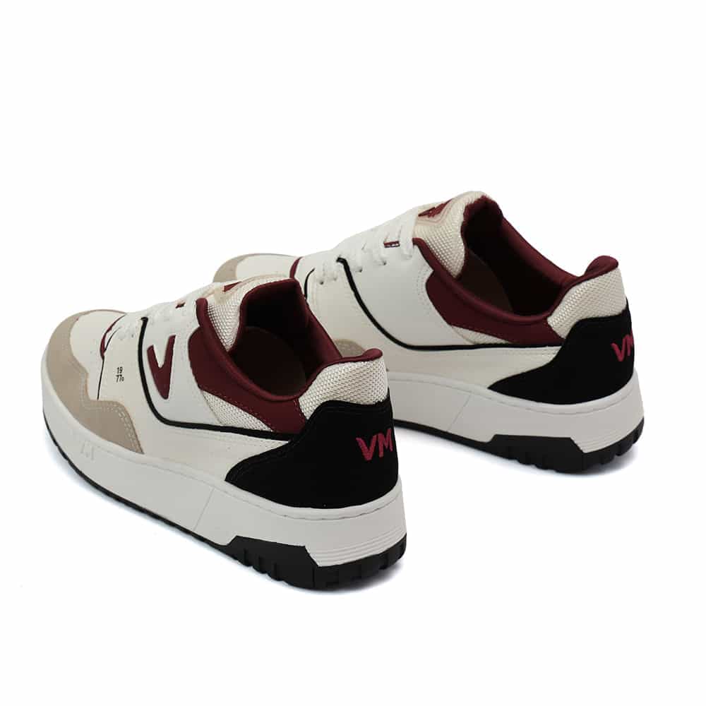 VIA MARTE CALCADOS TENIS CASUAL CASUAL FEMININO FEMININO GINGER/MILK/MALBEC 042025-21 NOBUCK/NAPA-1767798343465