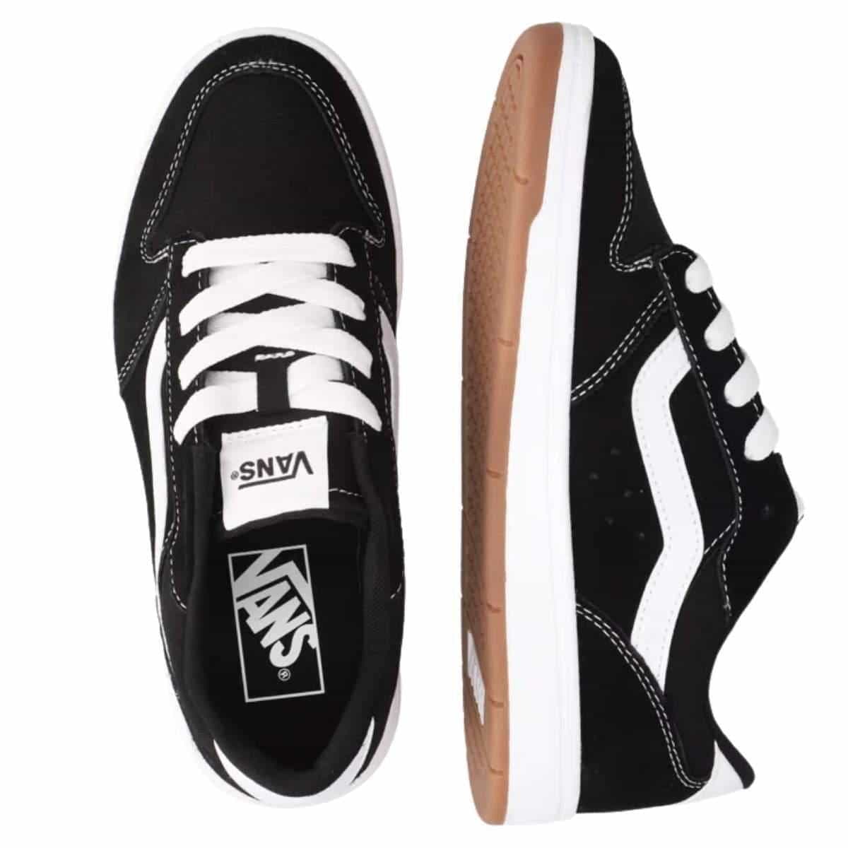 VANS CALCADOS TENIS CASUAL MASCULINO MASCULINO PRETO/BRANCO VN000D49BZW RYLAND LS SINT-1767798908466