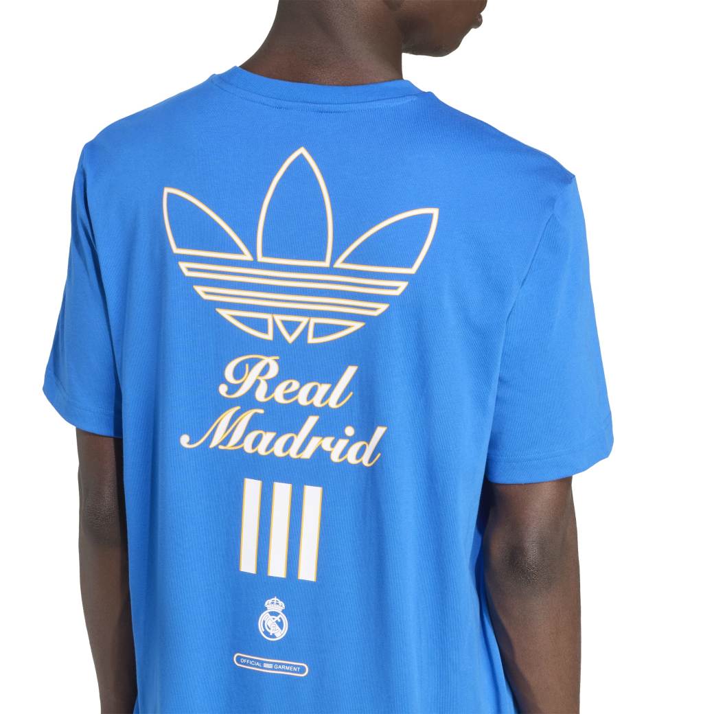 Camiseta Adidas Real Madrid Icon Masculina Azul | Oscar