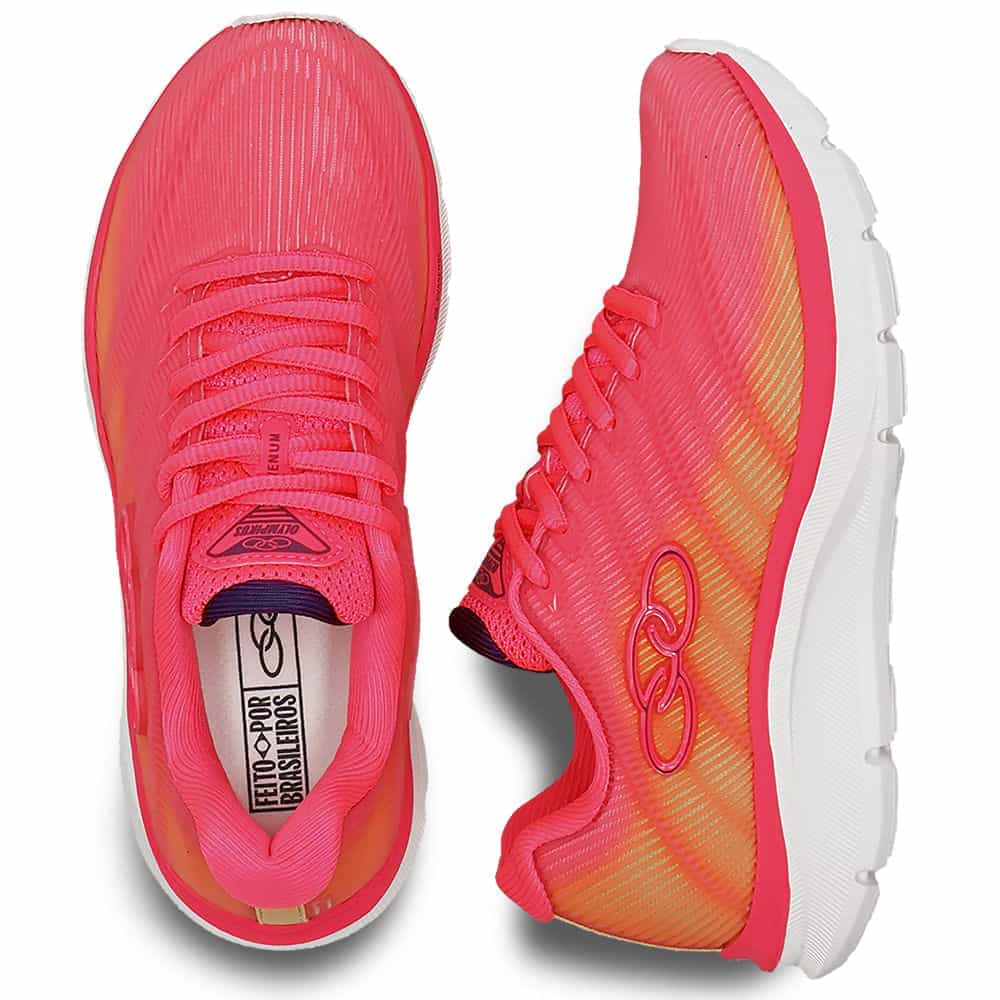 CALCADOS TENIS CASUAL FEMININO INFANTIL ROSA CHOQUE/LARANJA VENUM F 24-43771286 SINT-1767816093605