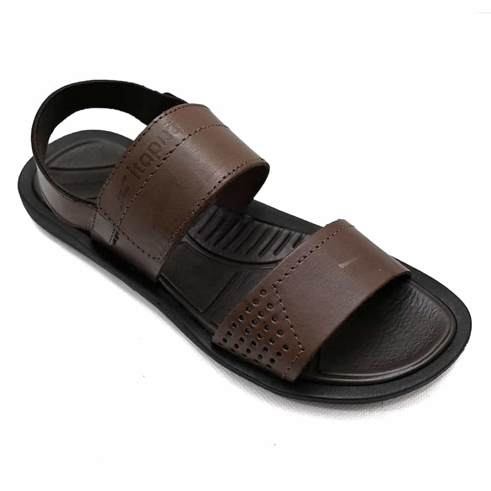 ITAPUA CALCADOS SANDALIA CASUAL MASCULINO CAFE 392 COURO-1767819408515
