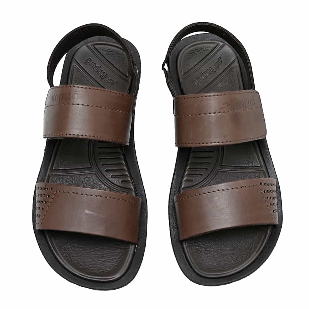 ITAPUA CALCADOS SANDALIA CASUAL MASCULINO CAFE 392 COURO-1767819421460