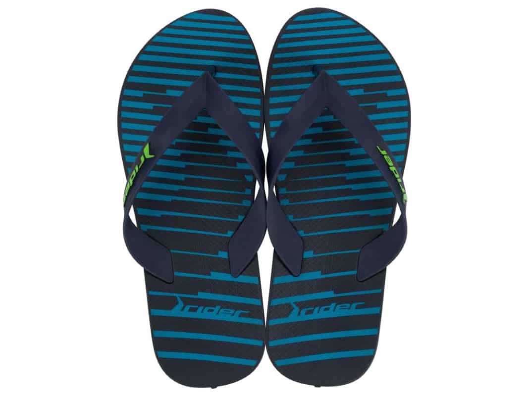 CALCADOS CHINELO CASUAL MASCULINO MASCULINO AZUL/AZUL/VERDE 12318-AU459 RIDER FEEL URBAN PLASTICO-1767872998707