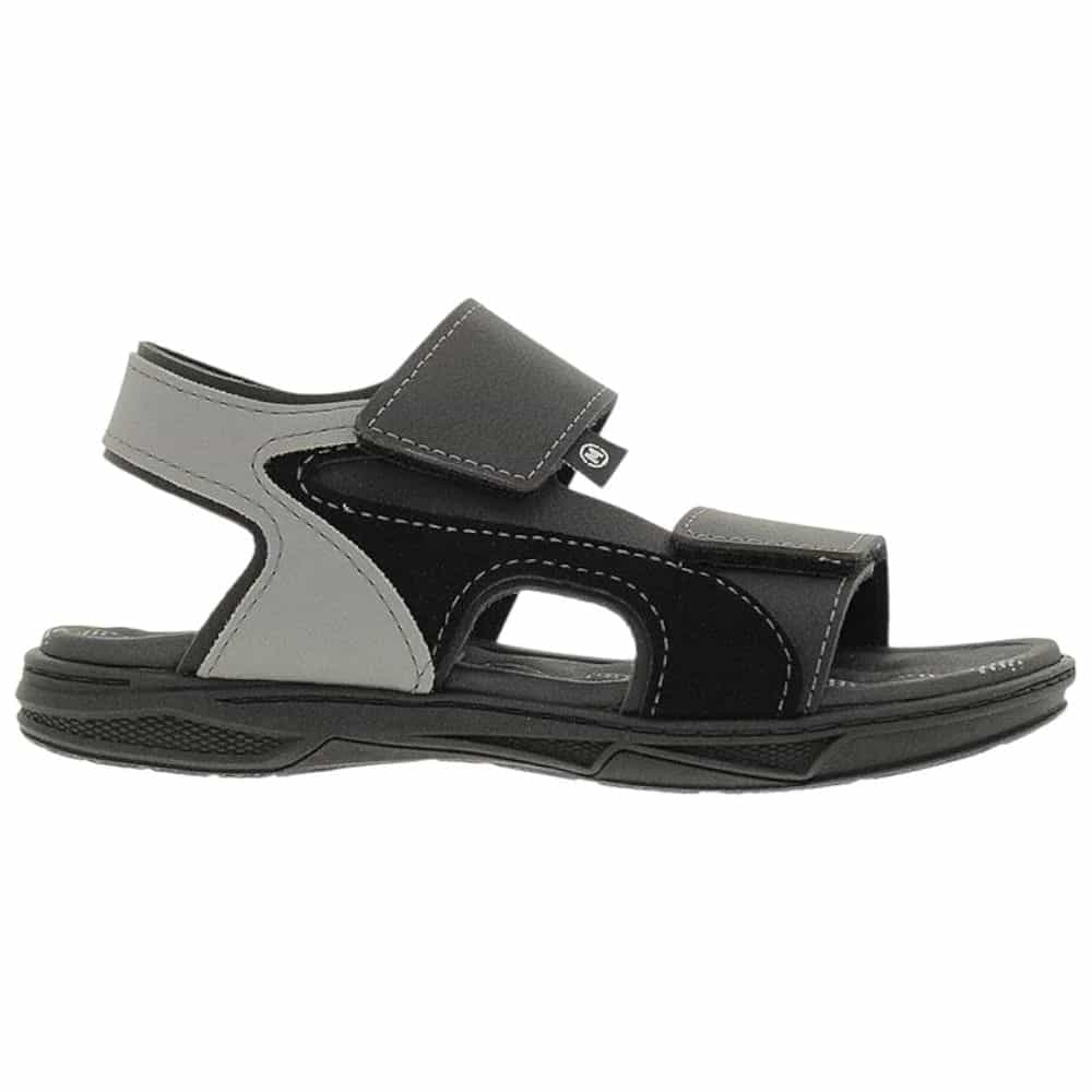 Sandália infantil Molekinho Casual preto vista lateral