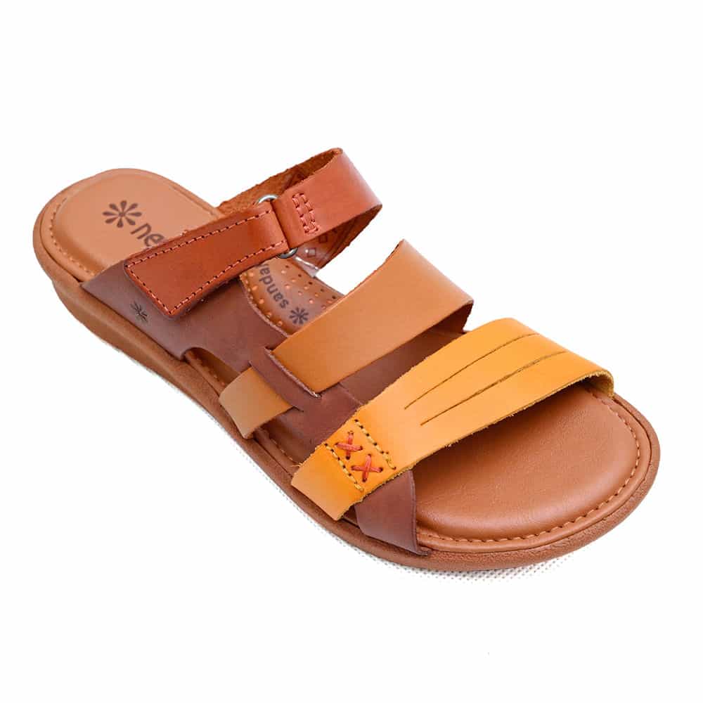 CALCADOS TAMANCO CASUAL RASTEIRA FEMININO BLONDE MIX 24-39501-51 COURO NEW VEGETAL-1767874720249