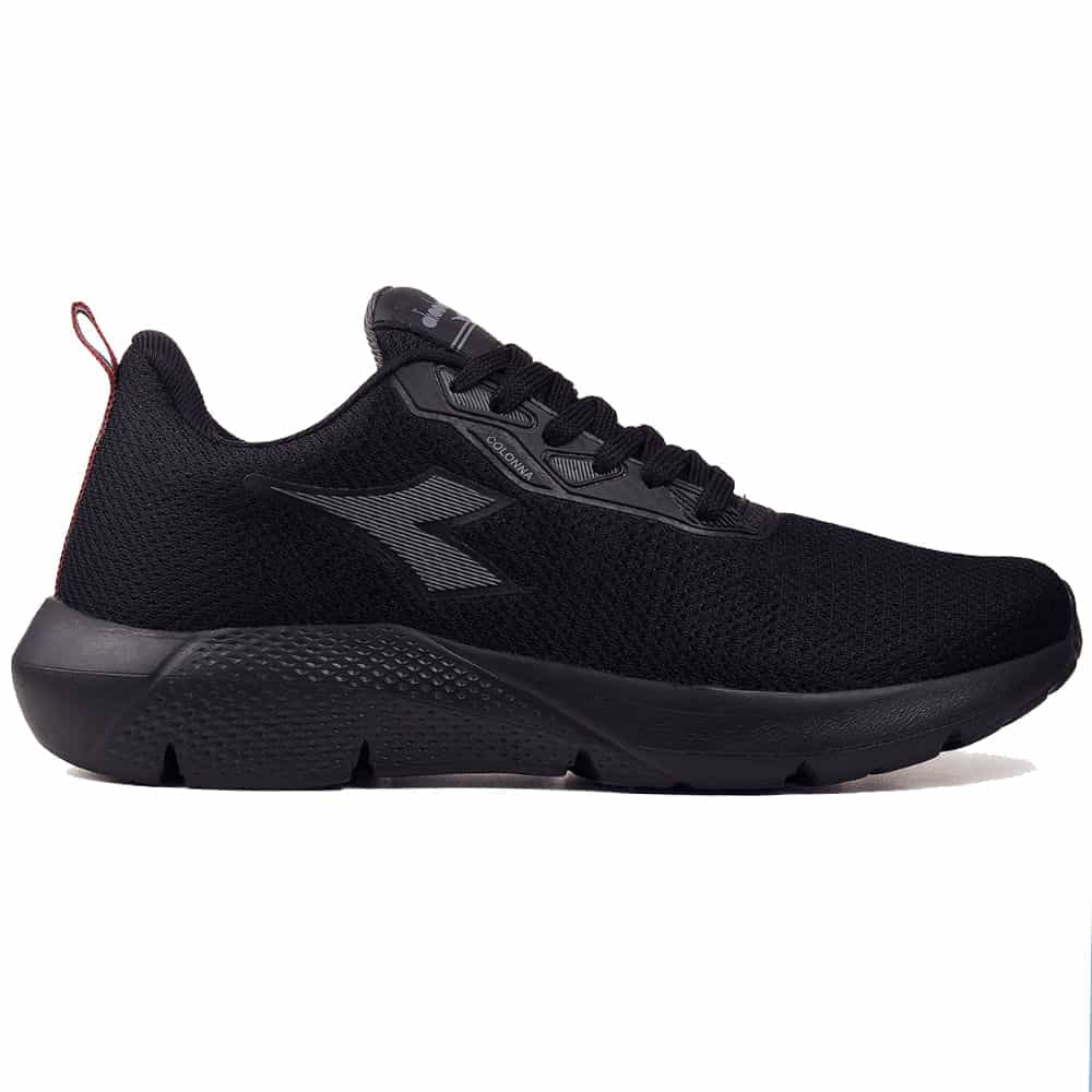 CALCADOS TENIS RUNNING UNISSEX PRETO/PRATA DFAR093-01 COLONNA SINT-1767963582359