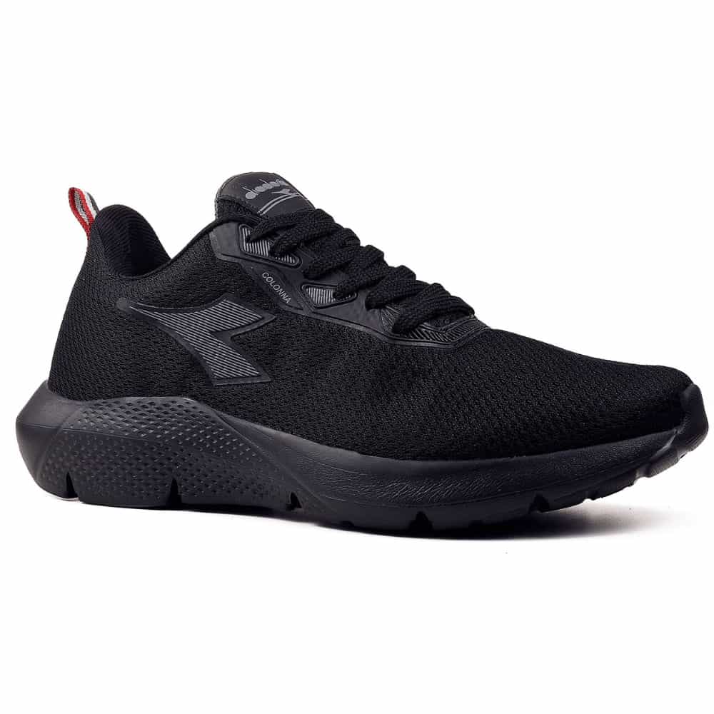 CALCADOS TENIS RUNNING UNISSEX PRETO/PRATA DFAR093-01 COLONNA SINT-1767963615214