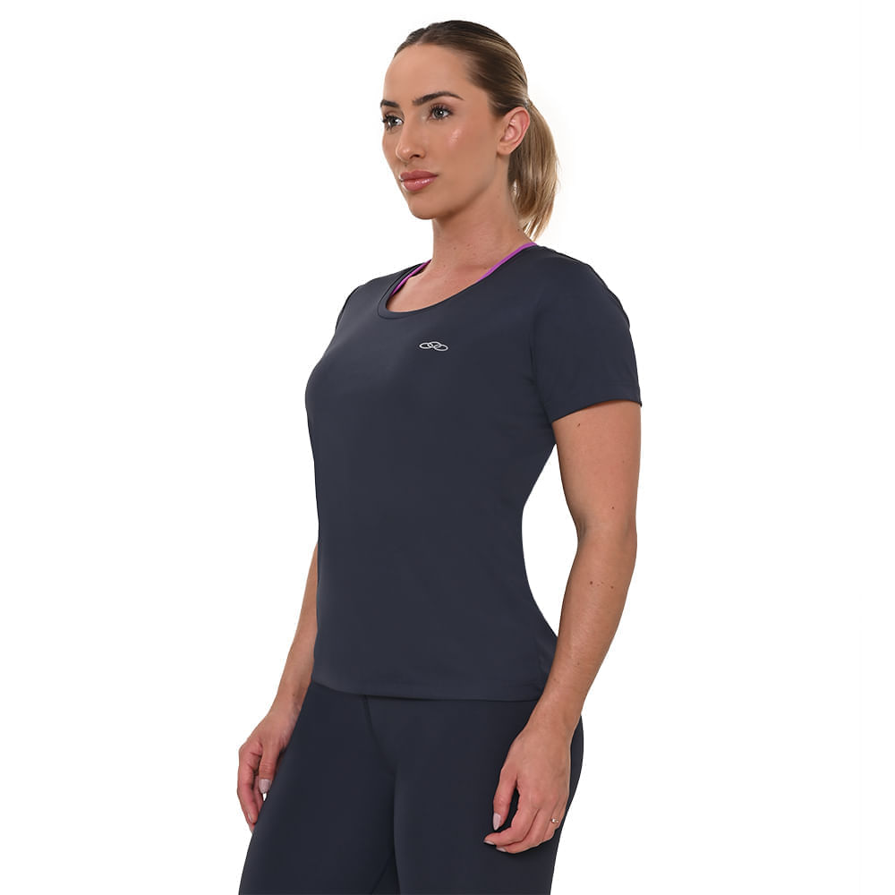 OLYMPIKUS Essential CAMISETA MANGA CURTA FEMININO MARINHO OBWST24607 SINT-1768306365195