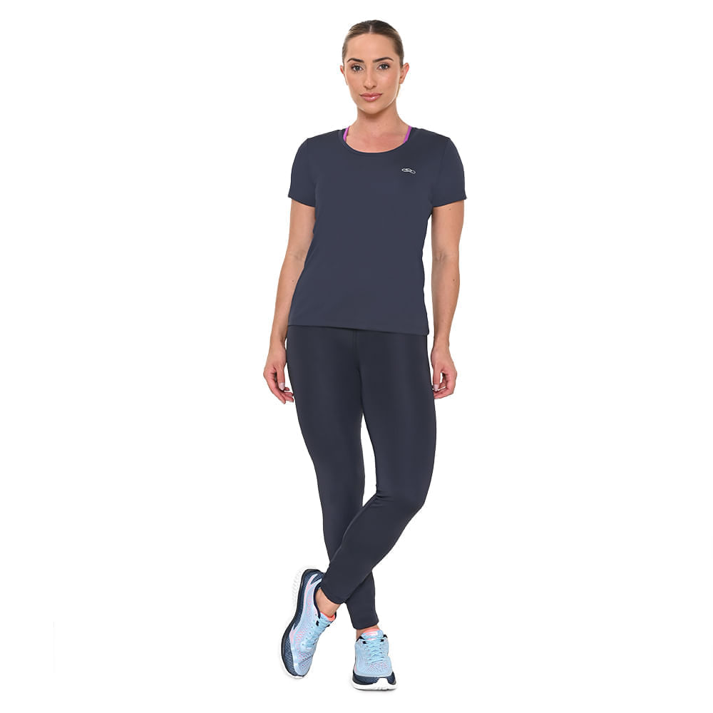 OLYMPIKUS Essential CAMISETA MANGA CURTA FEMININO MARINHO OBWST24607 SINT-1768306392878