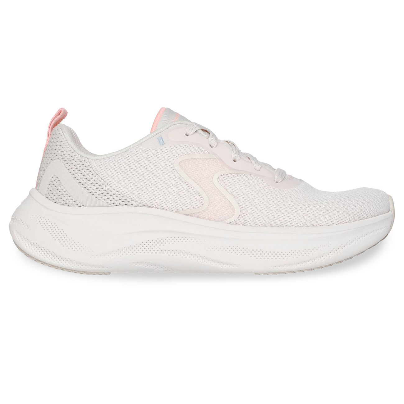 Tênis Treino Skechers Cloud Smooth Feminino Bege