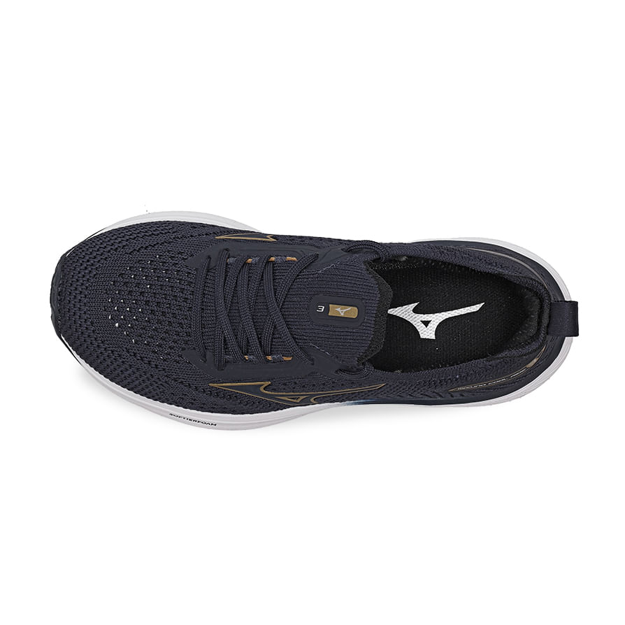 Tênis Infantil Mizuno Cool Ride 3 Marinho Confortável | Oscar