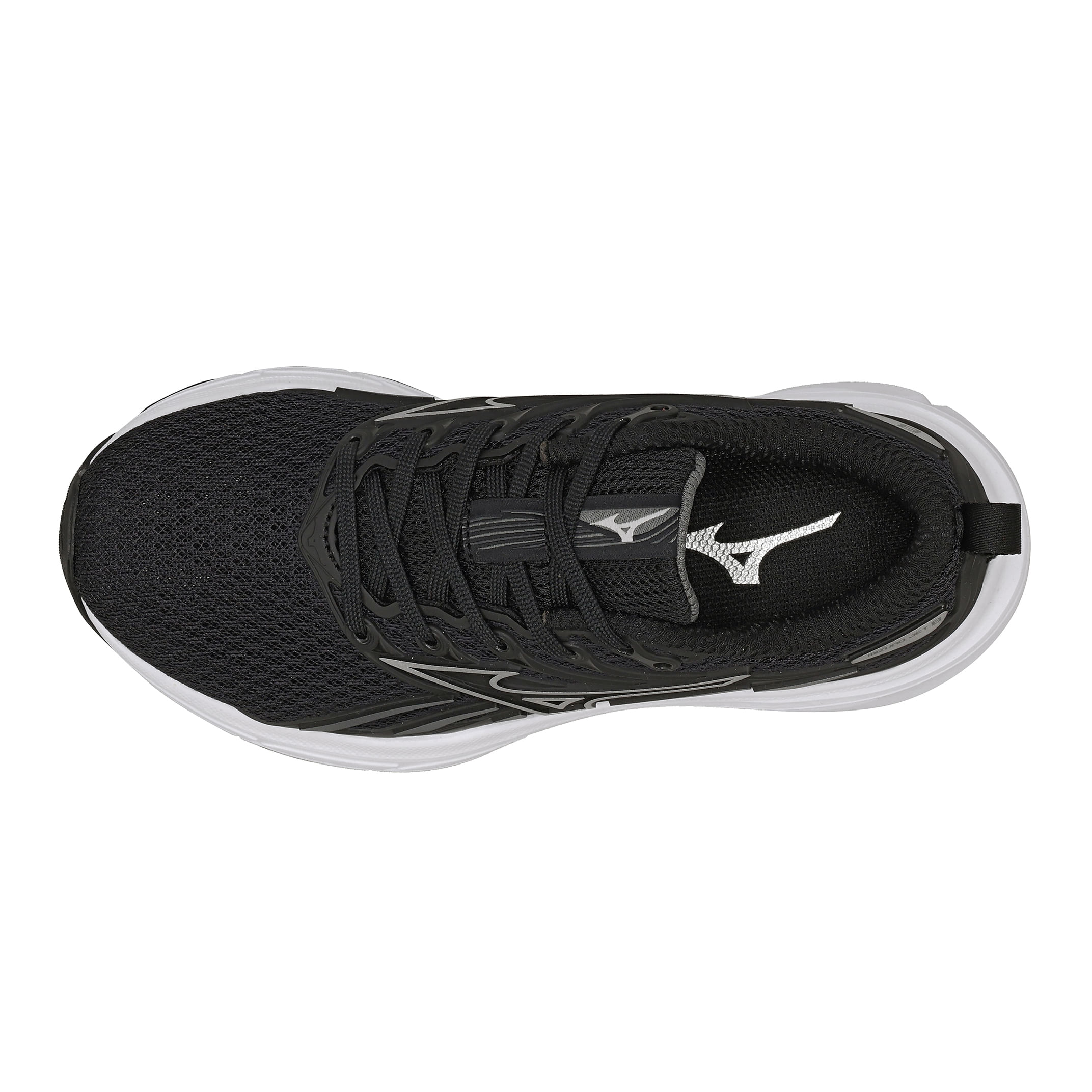Tênis infantil Mizuno Jet 8 Junior com design esportivo e fechamento em cadarço