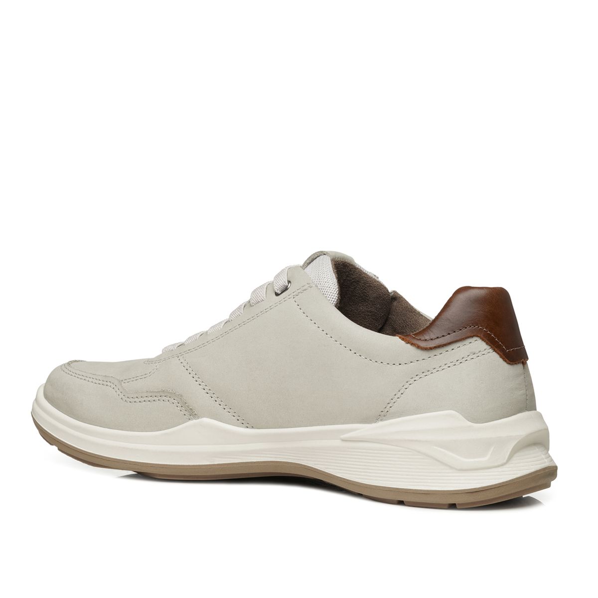 PEGADA  SAPATÊNIS MASCULINO 110507-07 GELO/PULL UP CONHAQUE MATERIAL COURO-1759253641252