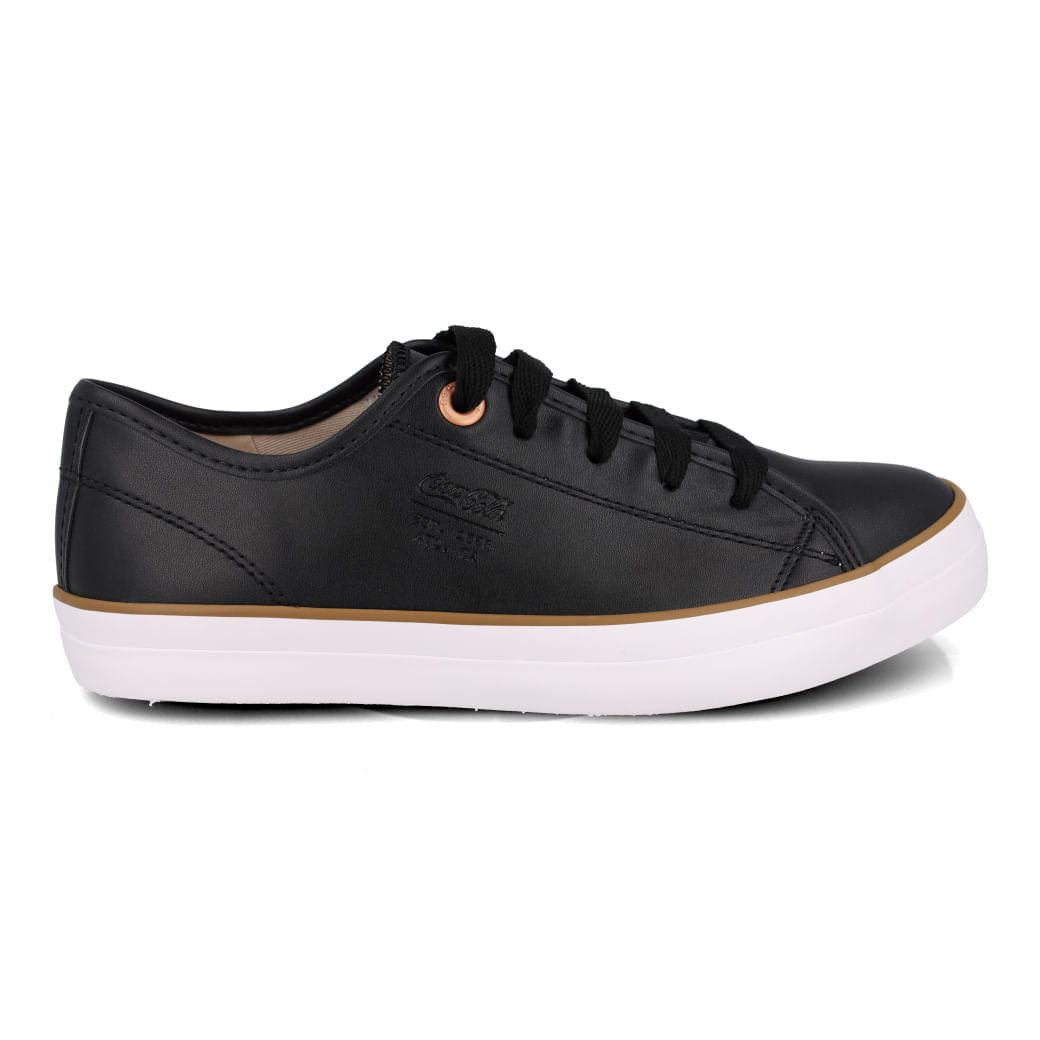 Tênis Casual Coca-Cola Stream Town Feminino Preto