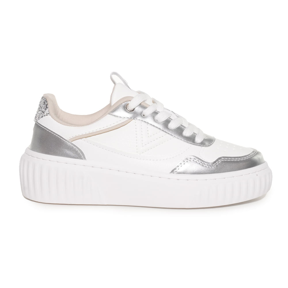 Tênis Done Head Casual Feminino Prata
