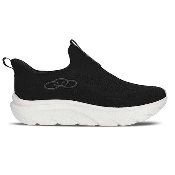 Tênis Masculino Slip On Olympikus Clic Preto e Branco