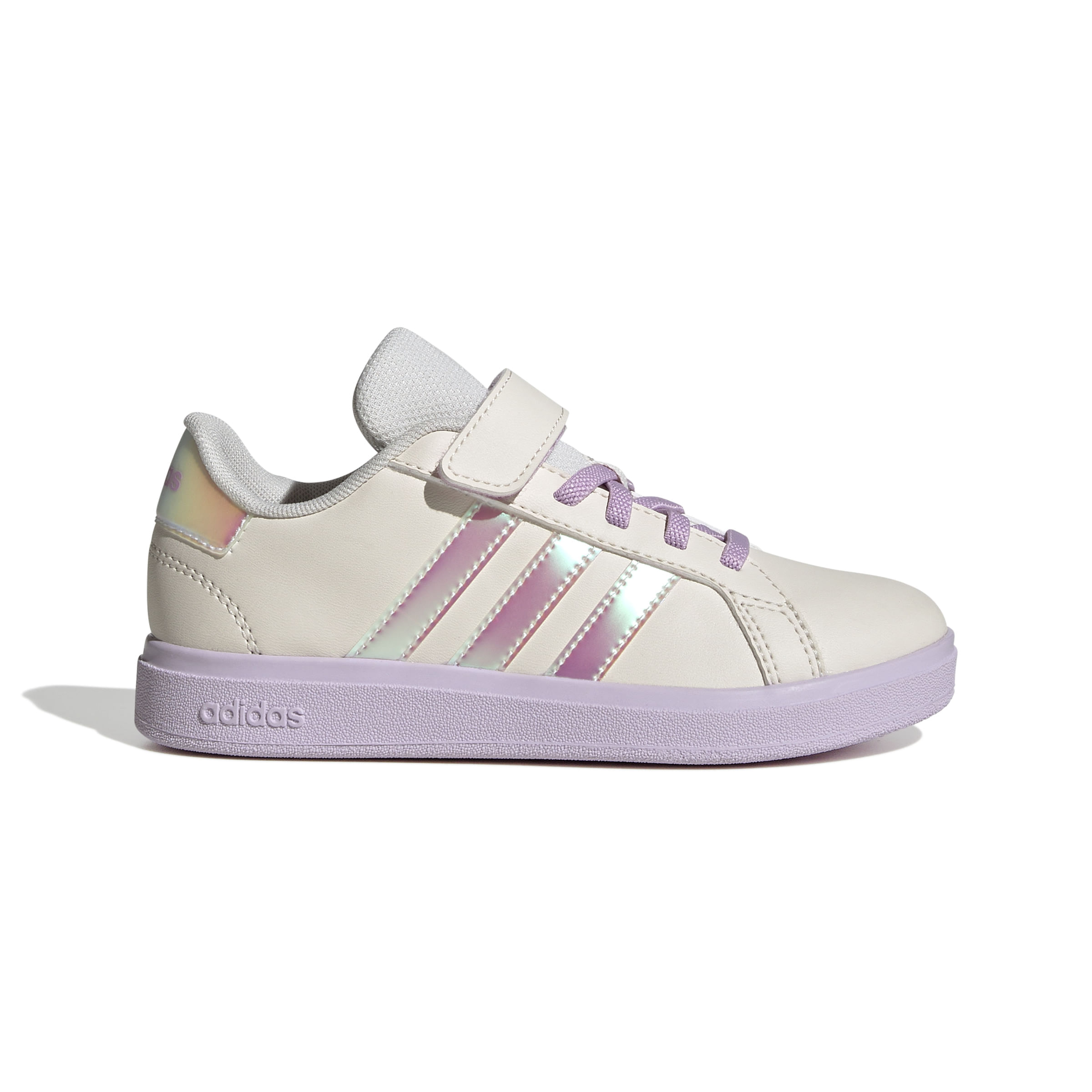 Tênis Infantil Adidas Grand Court Unissex Bege