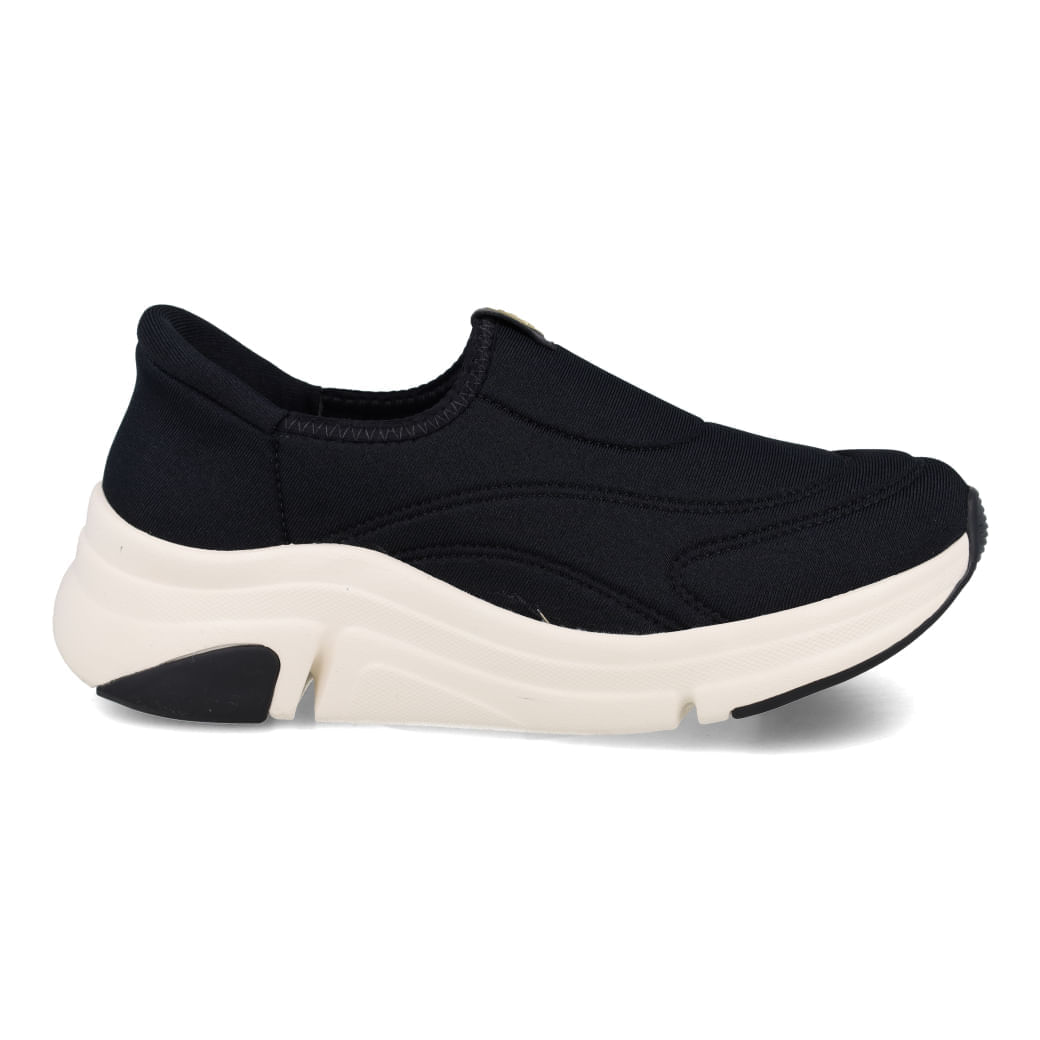 Tênis Casual Modare Slip On Feminino Preto