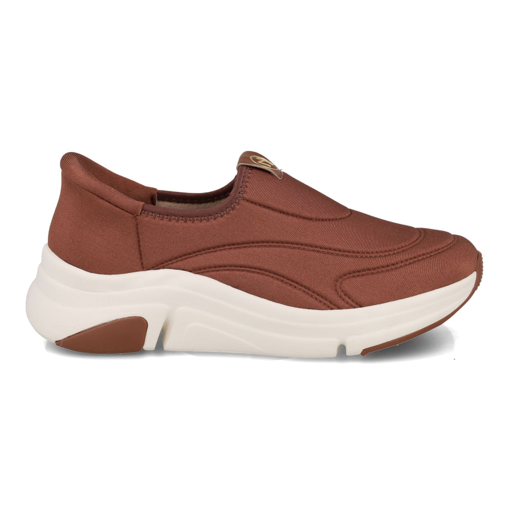 Tênis Slip On Modare Comfort Feminino Marrom