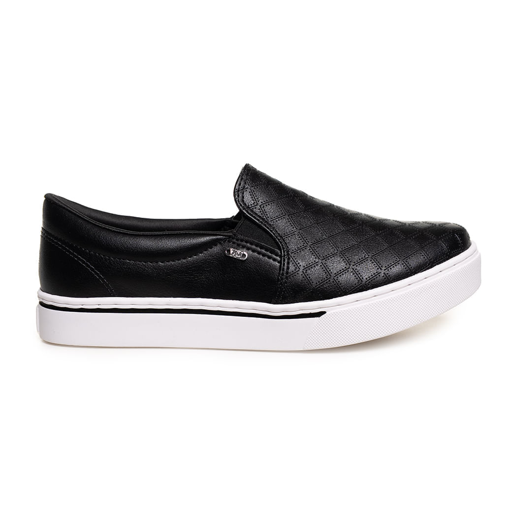 Tênis Via Marte Slip On Feminino Preto