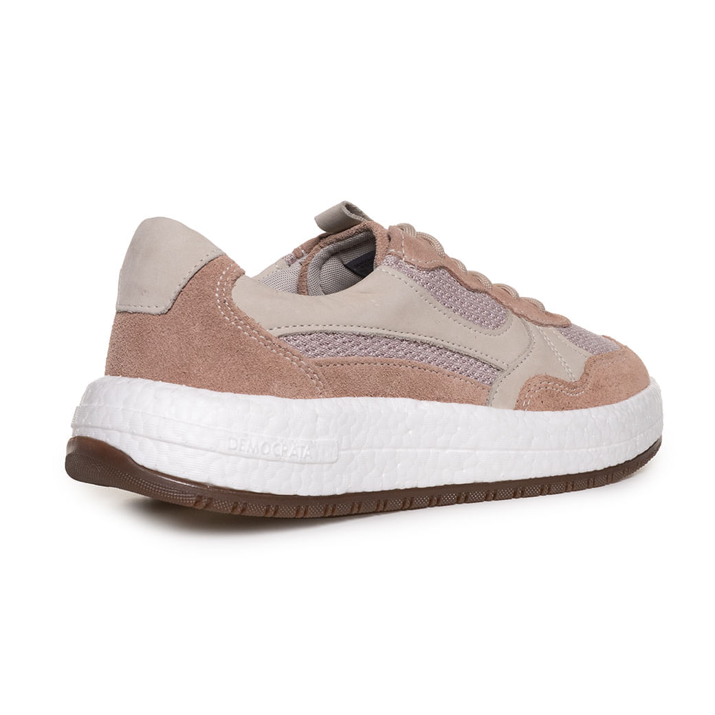 Tênis Rosa Democrata Feminino Drake Pulse Knit - Conforto e Estilo