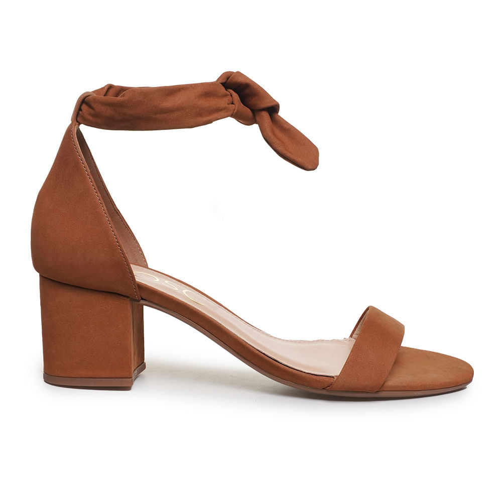 Sandália OSC Lace Up Nobuk Feminina Marrom
