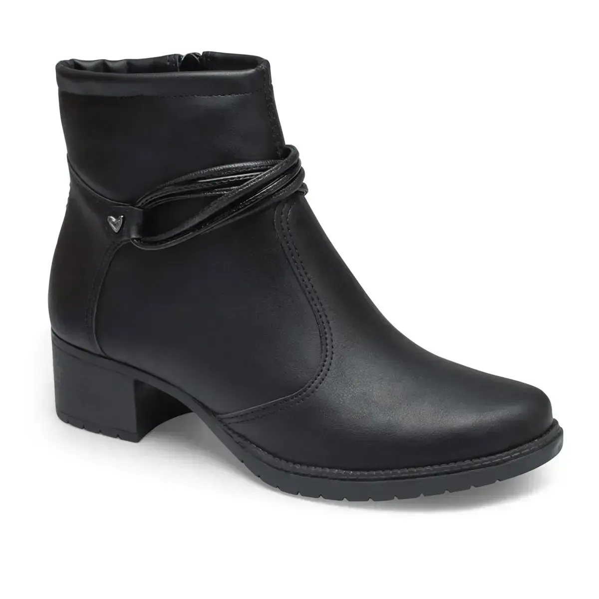 Bota Mississipi Cano Curto Feminina Preta-1746539431574