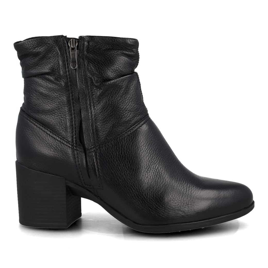 Bota Ankle Boot Bottero Franzida Feminina Preta