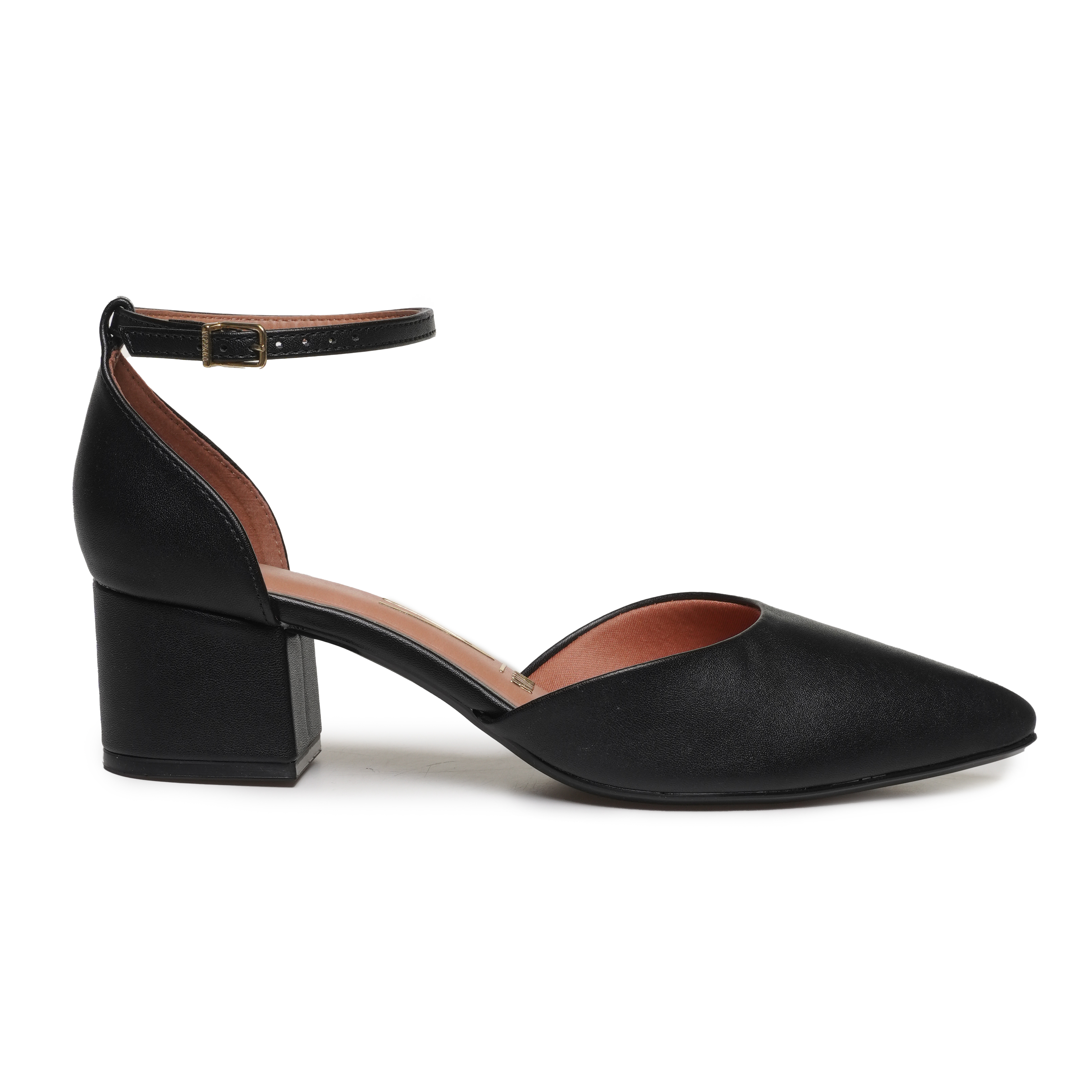 Scarpin Vizzano Bico Fino Preto Feminino