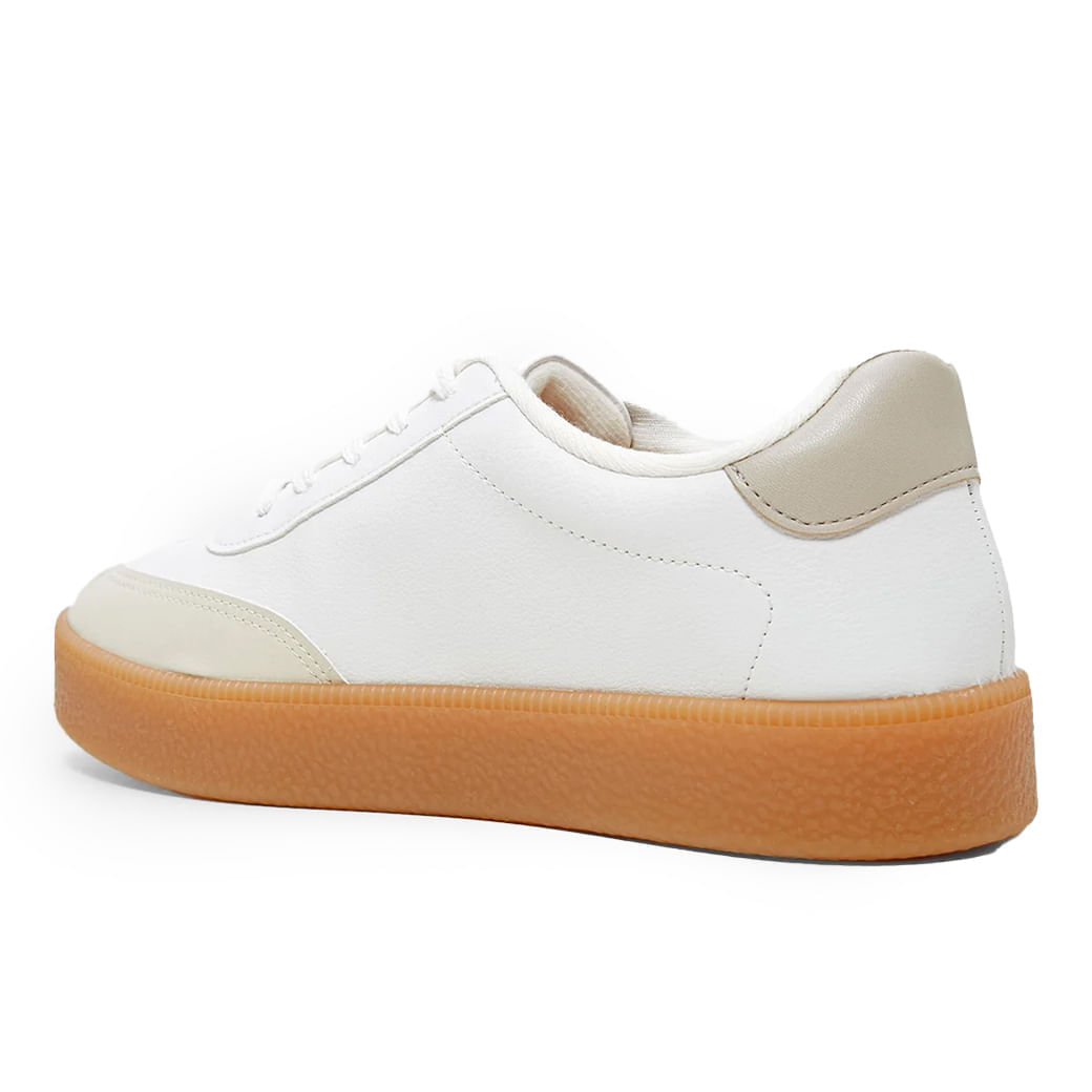 Tênis Vizzano StreetWear Feminino Branco mostrando design moderno e conforto