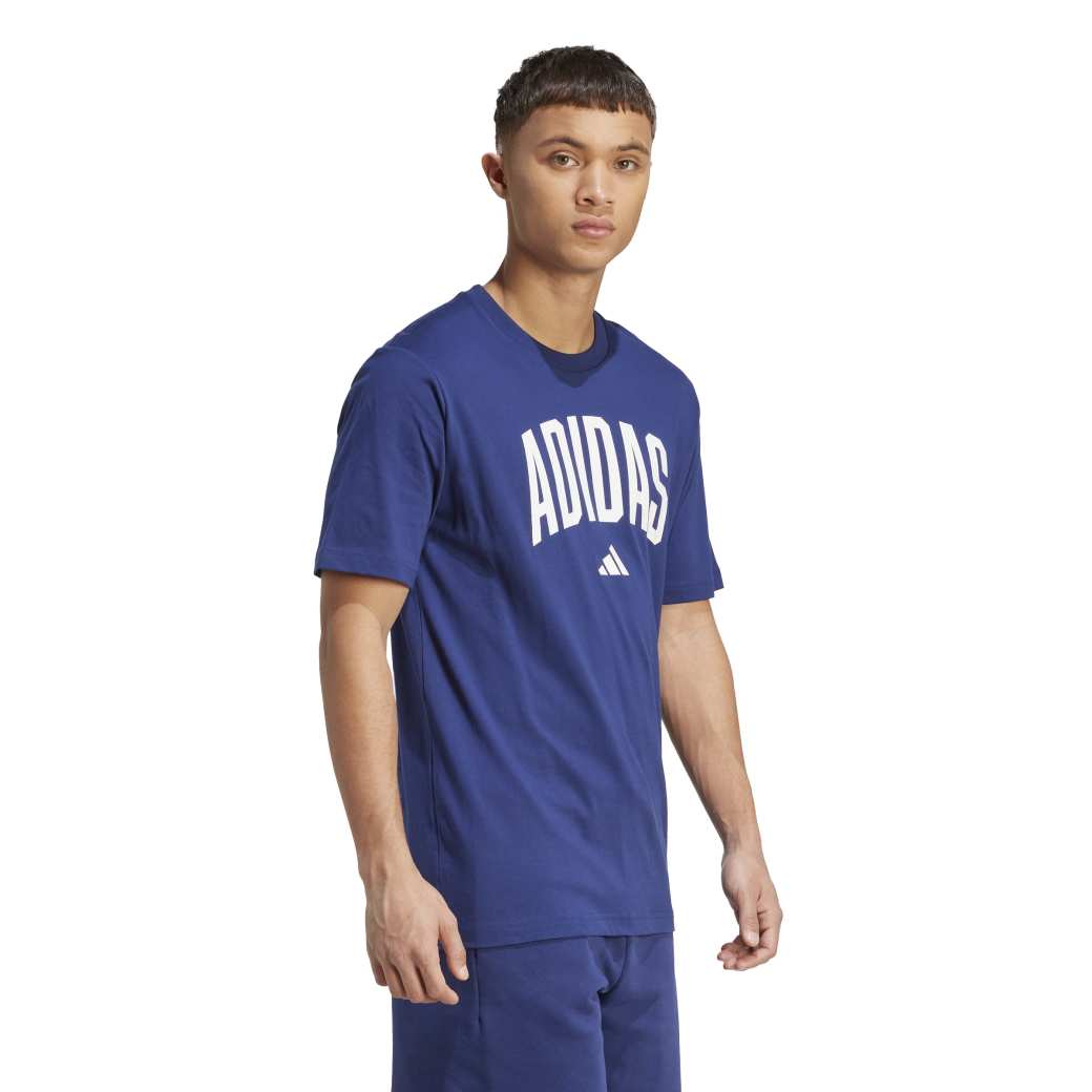 Camiseta Masculina Adidas Collegiate Lineage Azul | Oscar