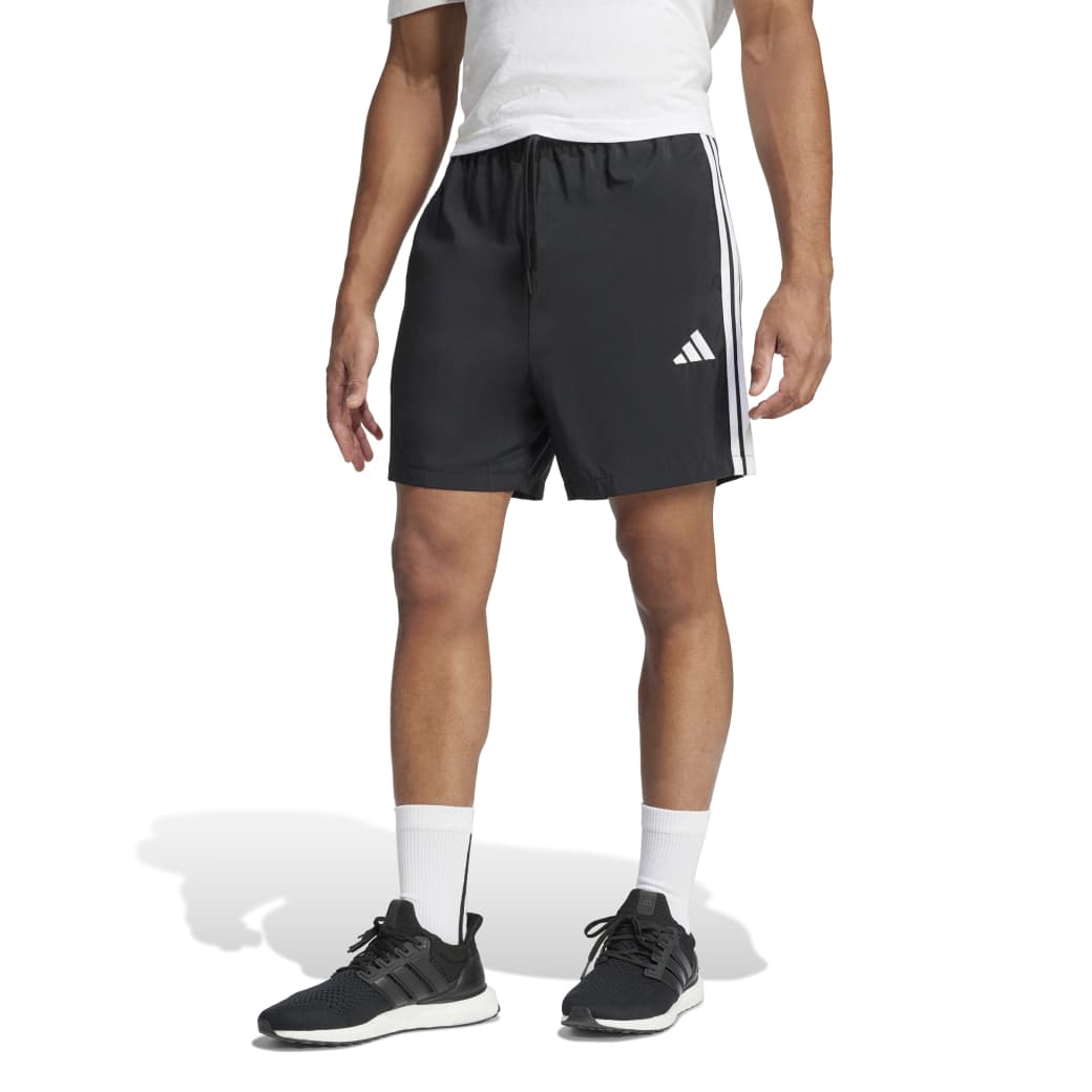Bermuda Masculina Essential Três Listras Adidas Preto
