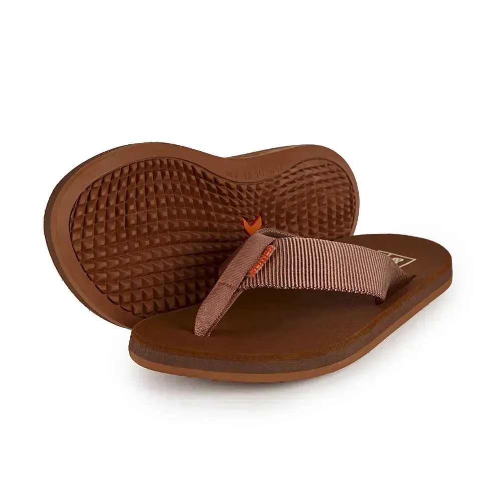 Chinelo Kenner Casual Palmilha Eva Marrom Unissex | Paquetá