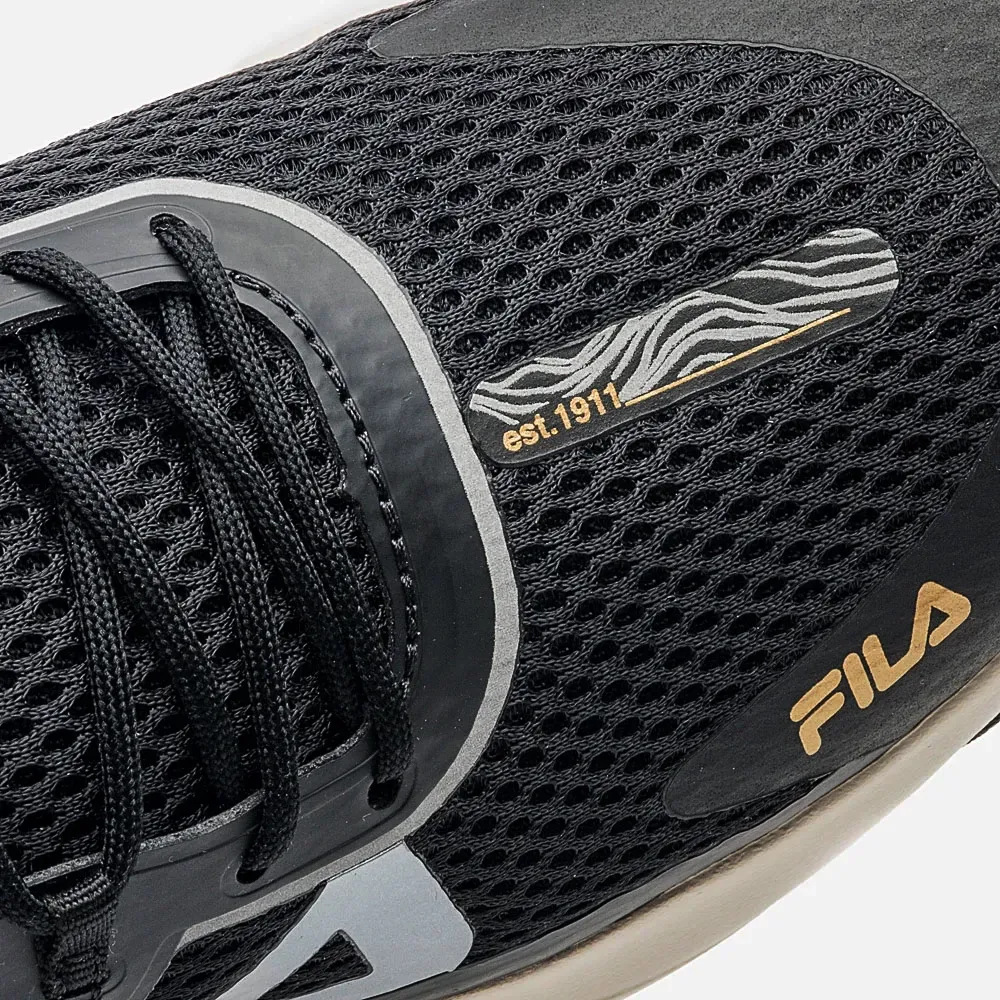 Tênis Fila Recovery Feminino Preto vista lateral