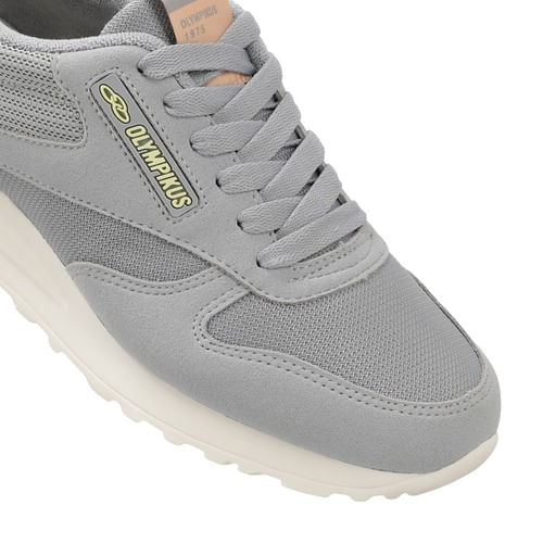 Tênis casual Olympikus Jogging 101 Lunar Unissex cinza vista frontal