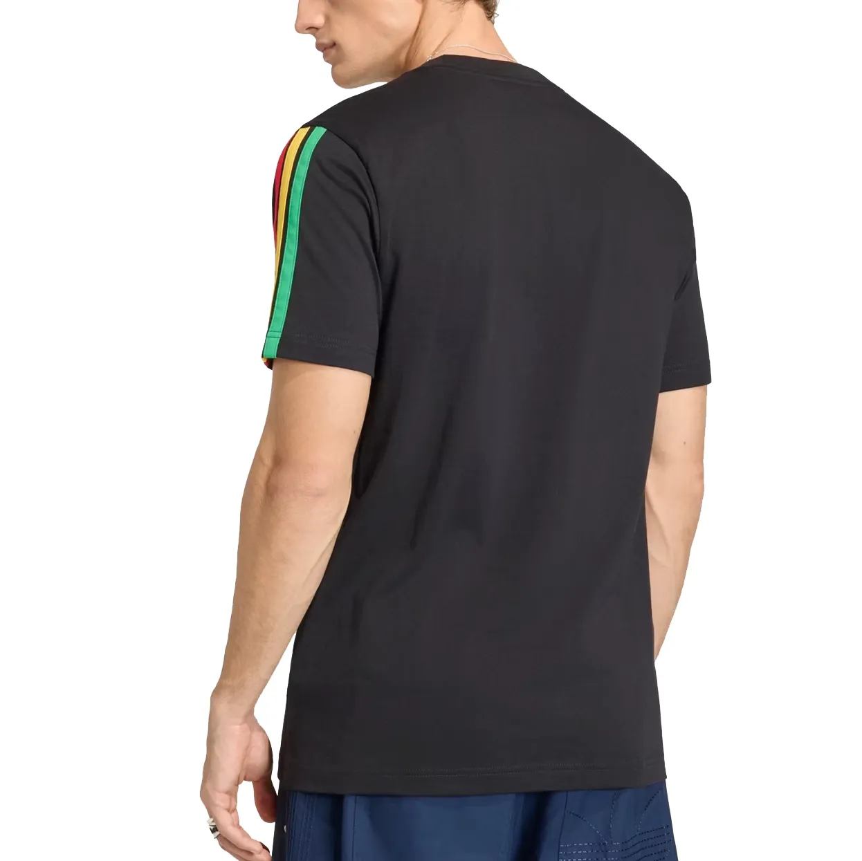 Camiseta Masculina Adidas DNA Jamaica Preto | Oscar
