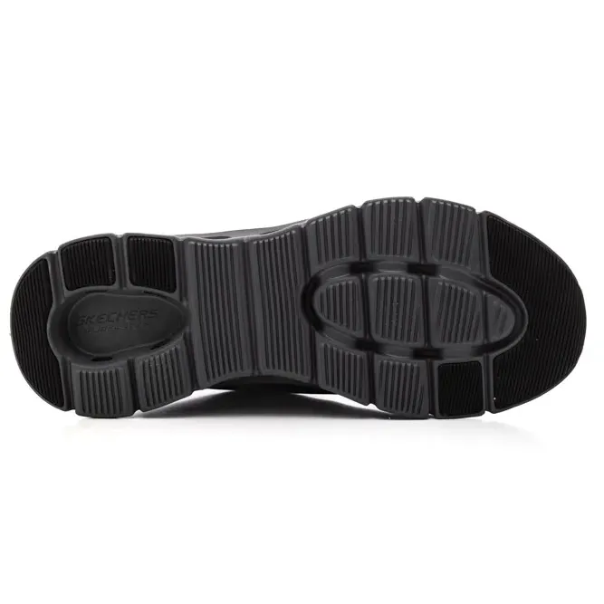 Tênis Skechers Glide-Step Pro Masculino Preto vista lateral para ajuste