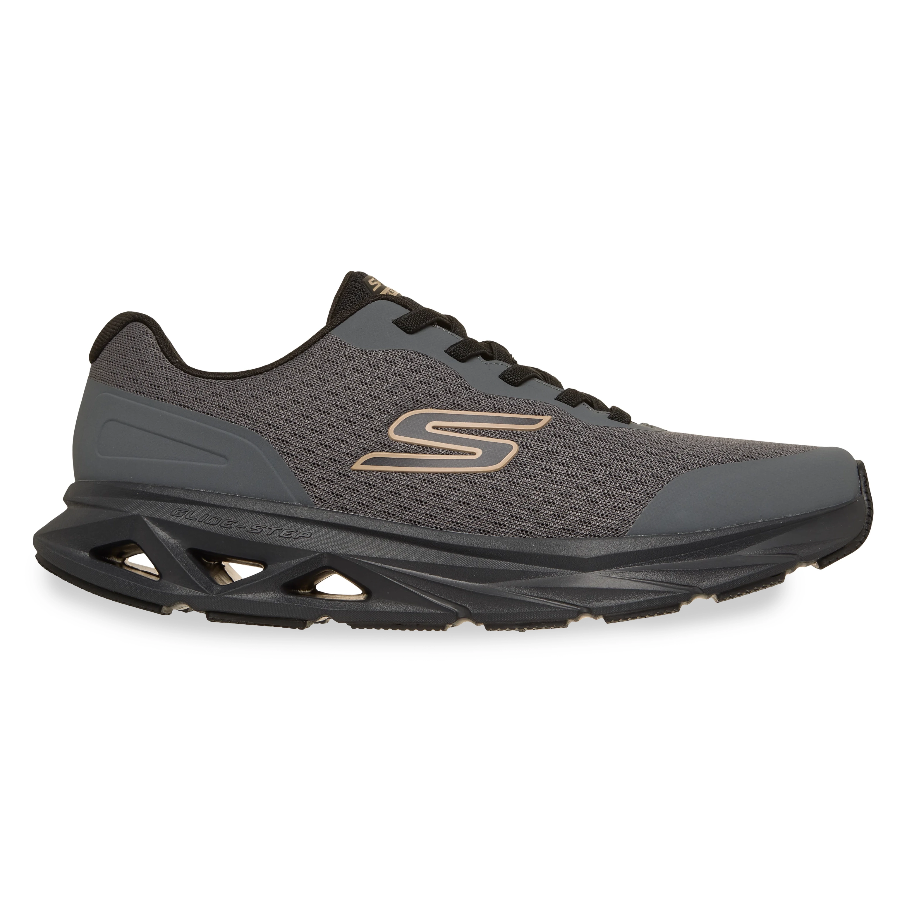 Tênis Skechers Masculino Glide-Step Vortex Cinza