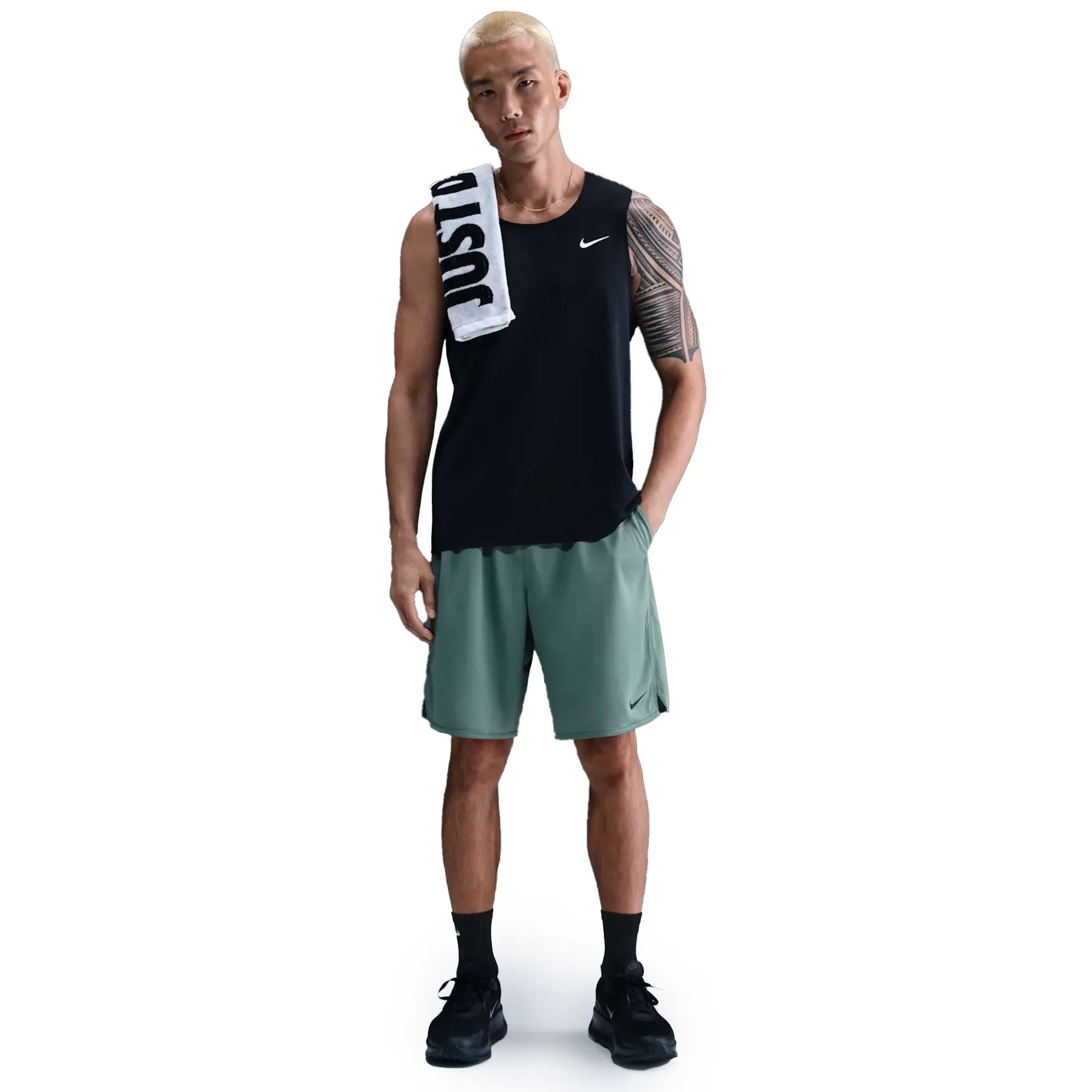 Nike-Bermuda-DV9328-364-M-TOTALITY-KNIT-9-Verde-Poliester--1-
