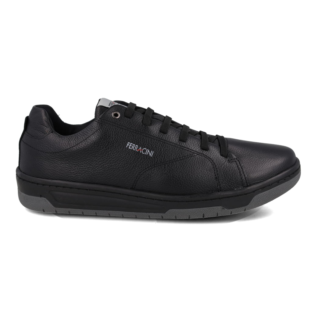 Tênis Casual Ferracini Vox Masculino Preto vista frontal