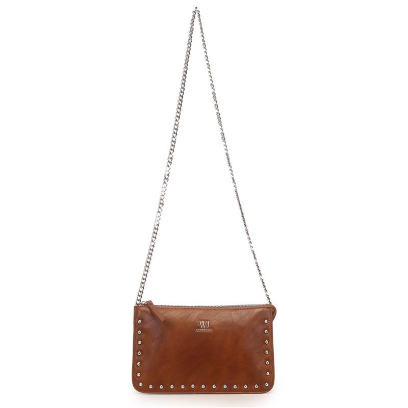 Bolsa Transversal WJ Caramelo Tachas