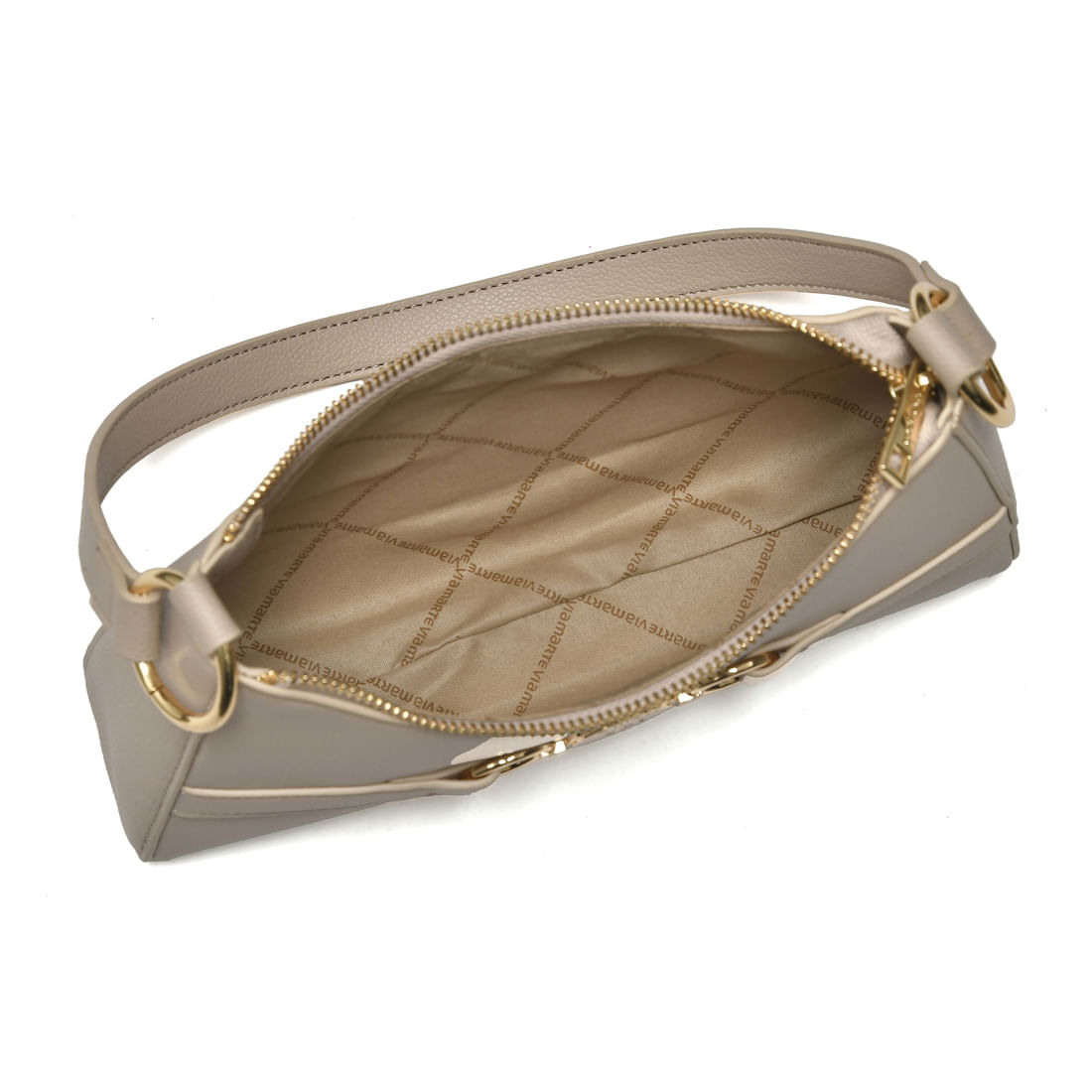 VIA MARTE BOLSA DE OMBRO FEMININO MACADAMIA B2-719-01 MATERIAL SINTETICO-1759429545706