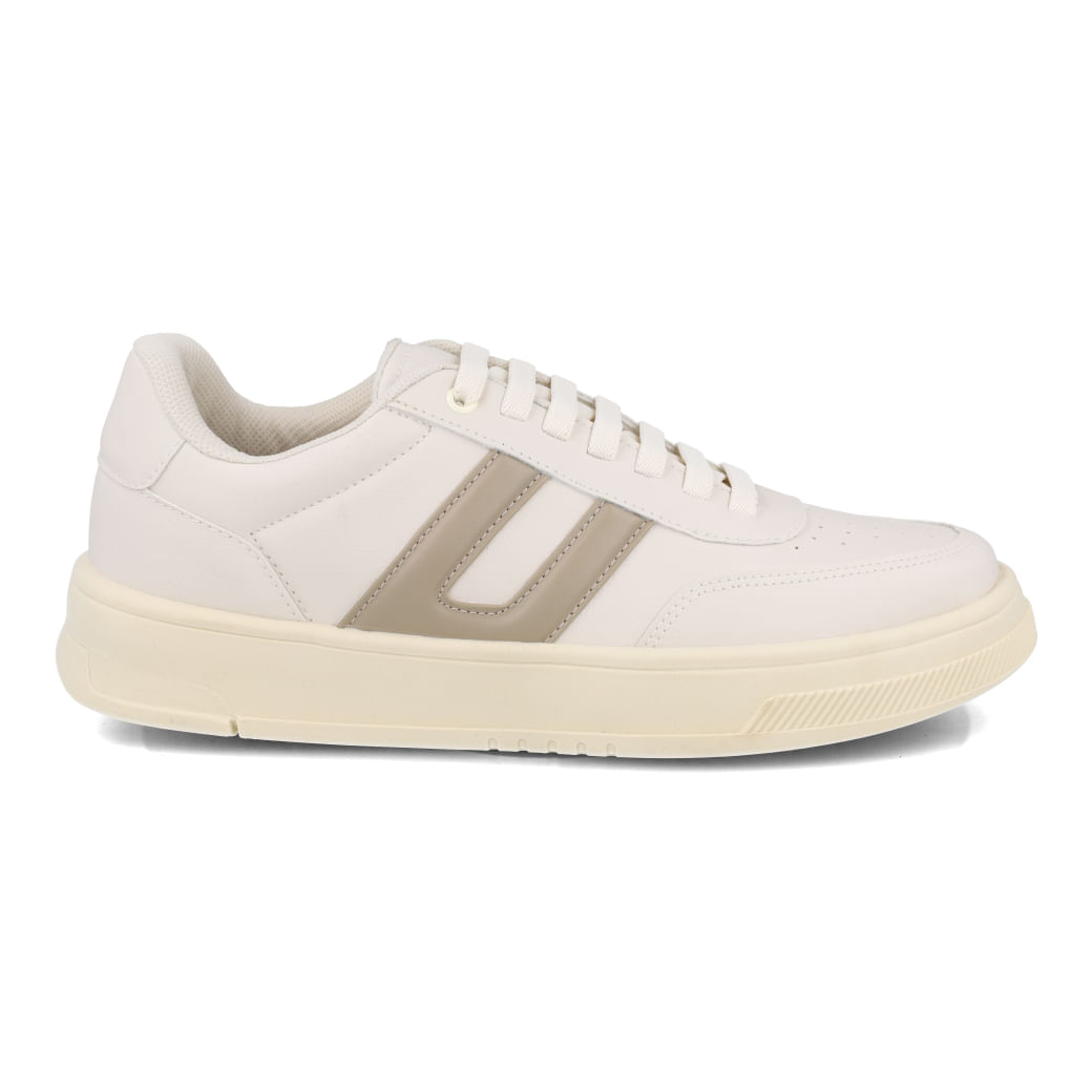 Tênis Casual Constantino branco masculino vista frontal